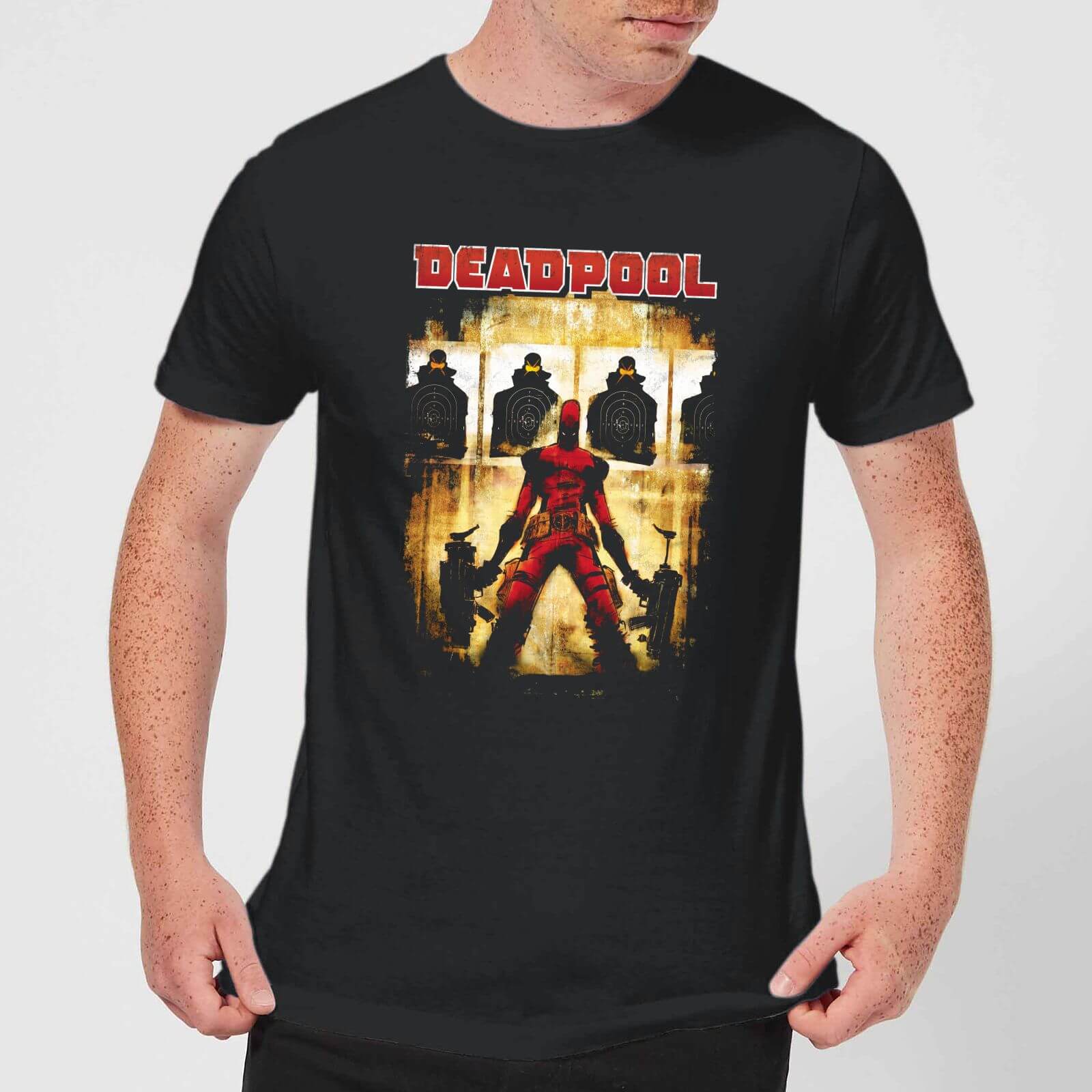 Marvel Deadpool Target Practice T-Shirt - Black - 3XL