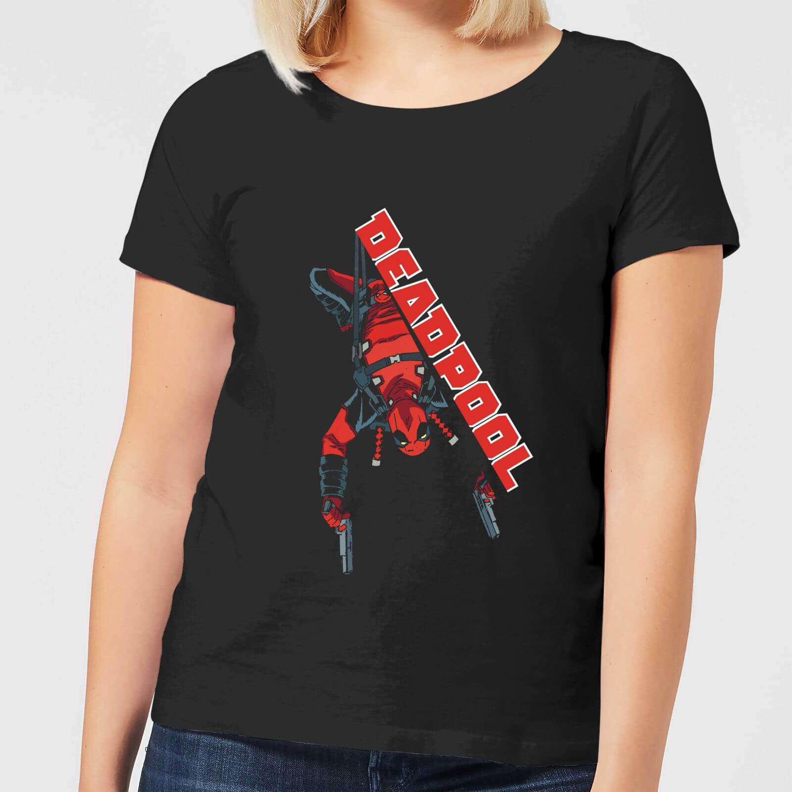 Marvel Deadpool Hang Split Women's T-Shirt - Black - 4XL - Black