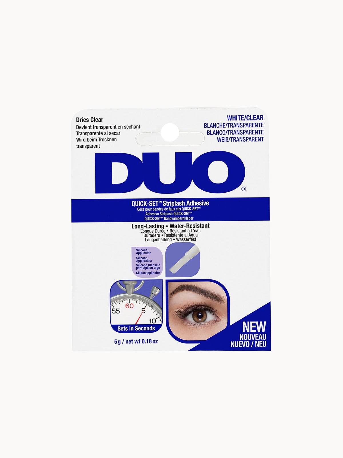DUO Quick Set Striplash Adhesive - Clear 5g