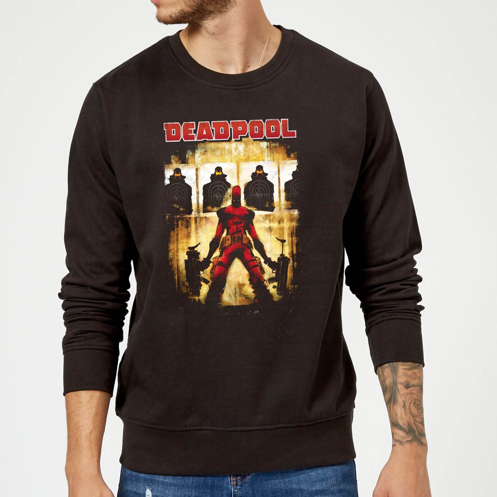 Marvel Deadpool Target Practice Sweatshirt - Black - 5XL - Black