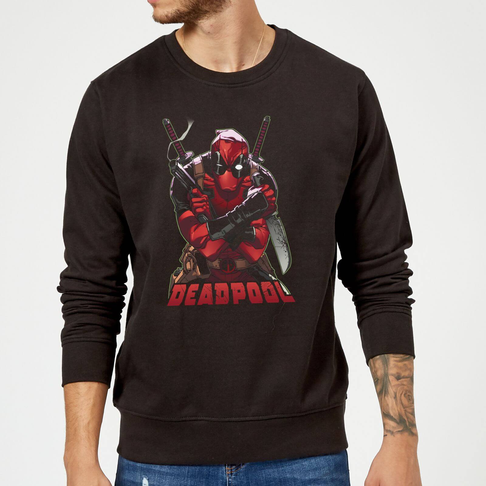 

Sweat Homme Deadpool (Marvel) Ready For Action - Noir - 5XL