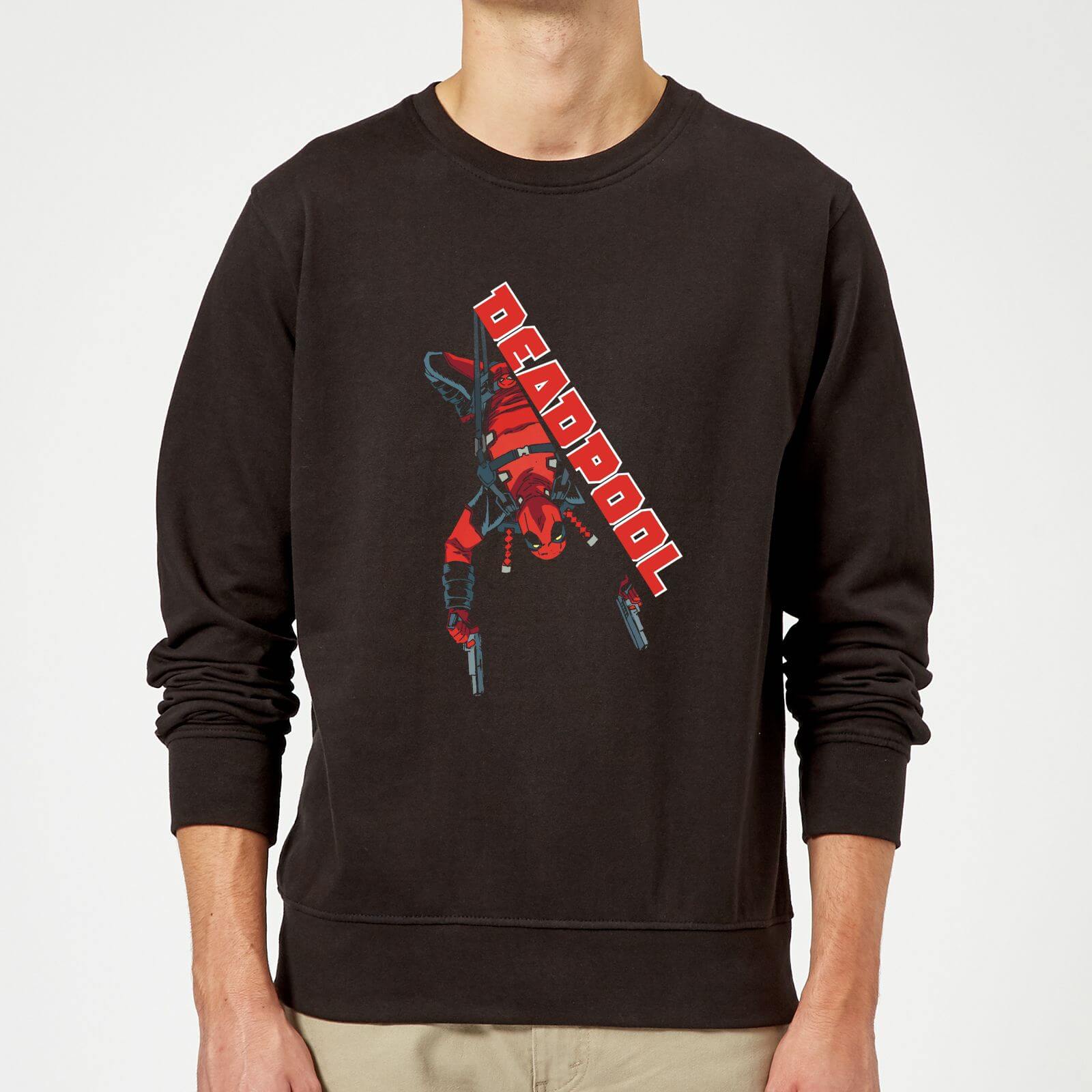 Marvel Deadpool Hang Split Sweatshirt - Schwarz - XL