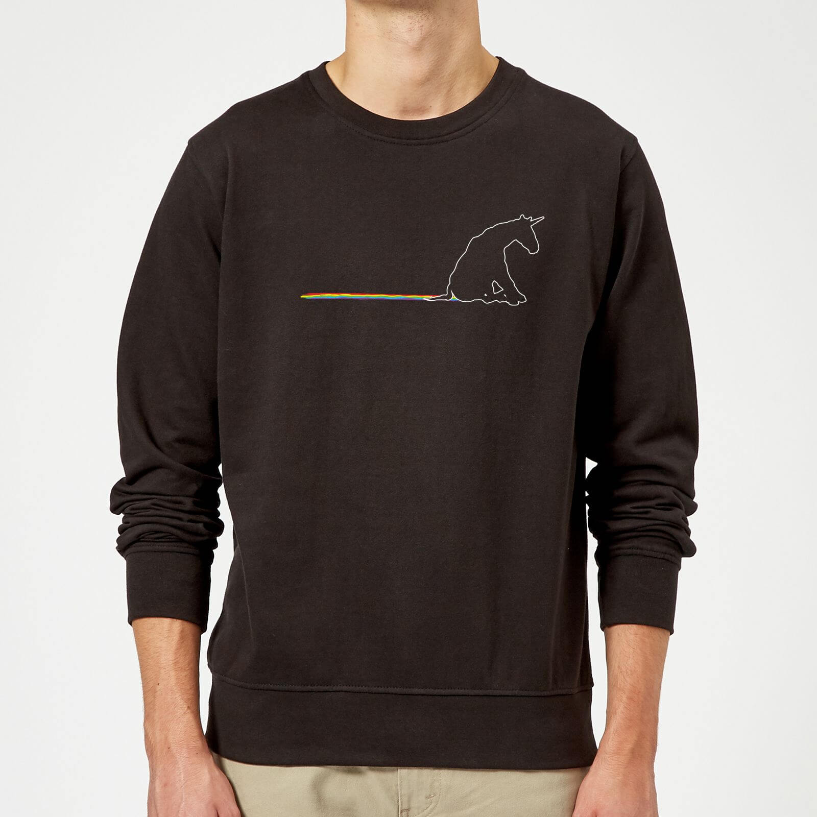 Unicorn Skid Mark Sweatshirt - Black - XL - Black
