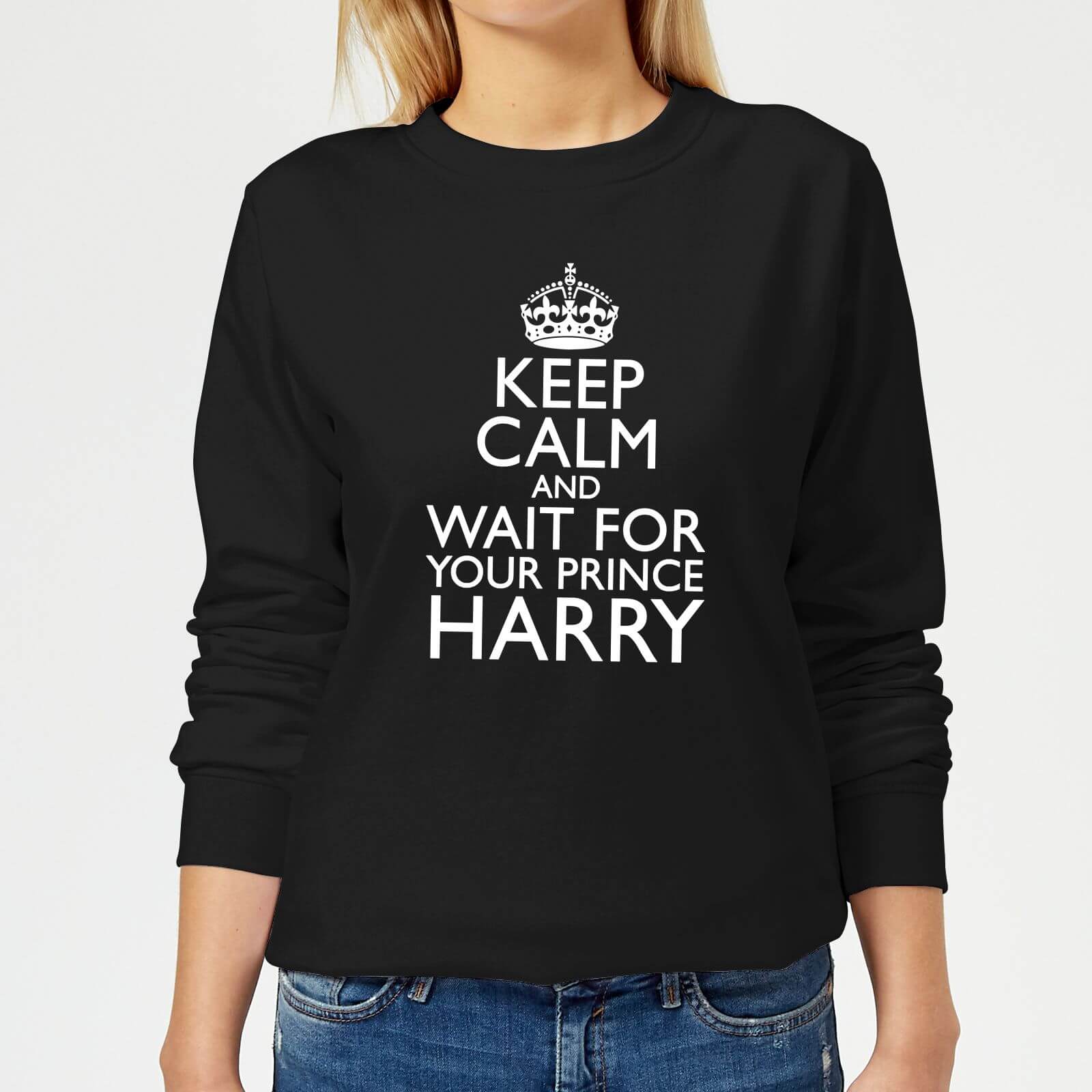 Keep Calm Wait Women's Sweatshirt - Black - XS - Black
