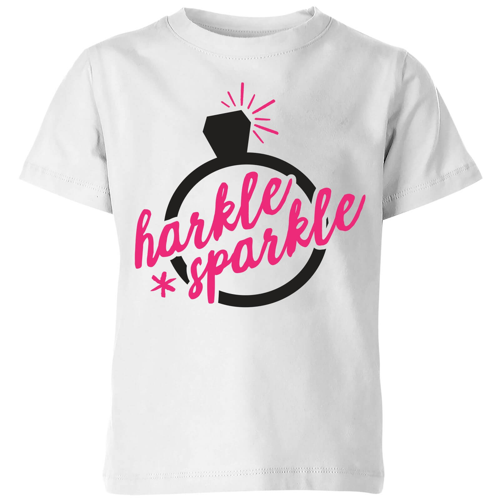 Harkle Sparkle Kids' T-Shirt - White - 3-4 Years - White