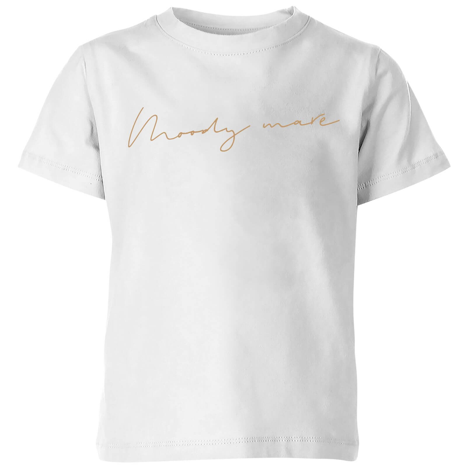 Moody Mare Kids' T-Shirt - White - 9-10 Years - White