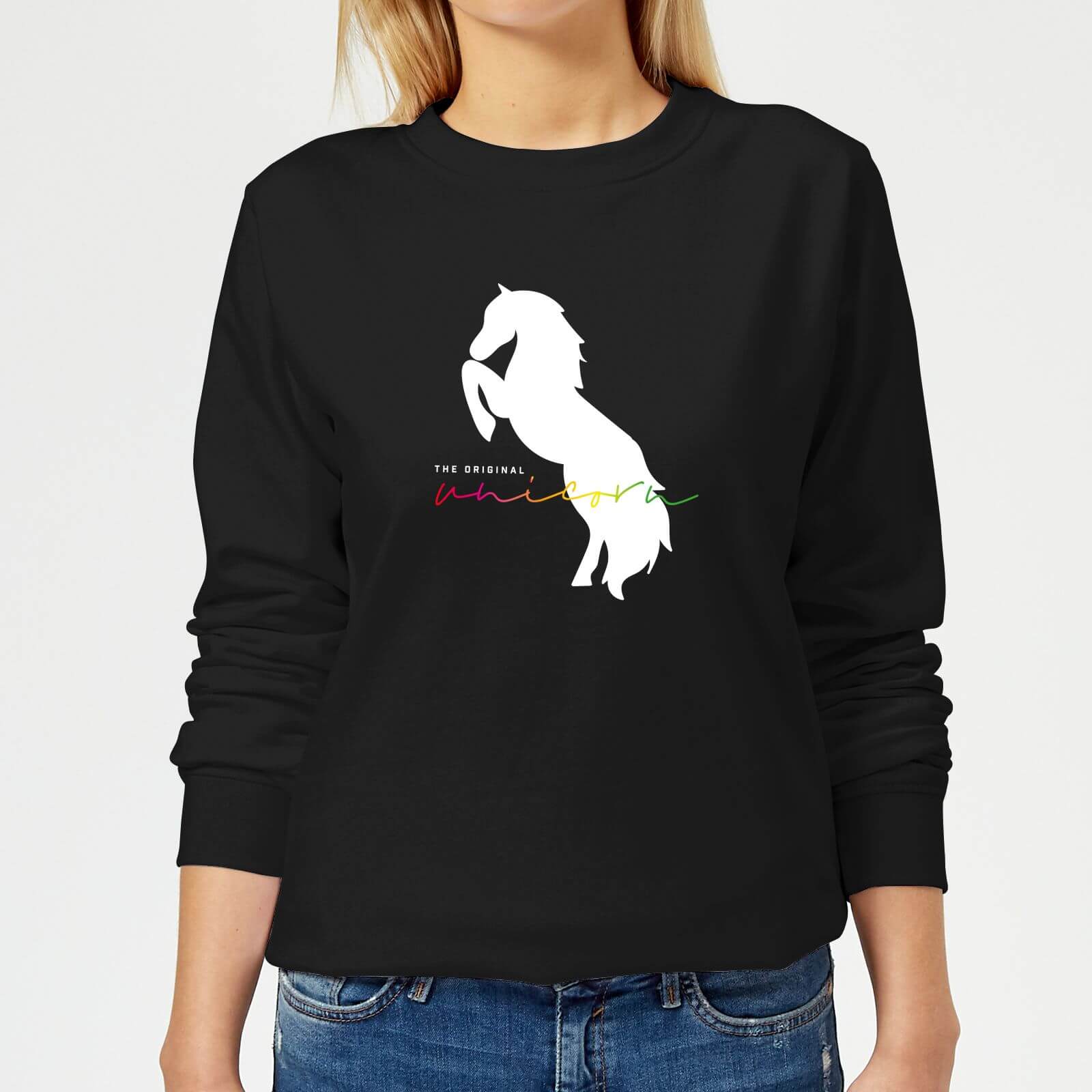 The Original Unicorn Women's Sweatshirt - Black - XS - Black