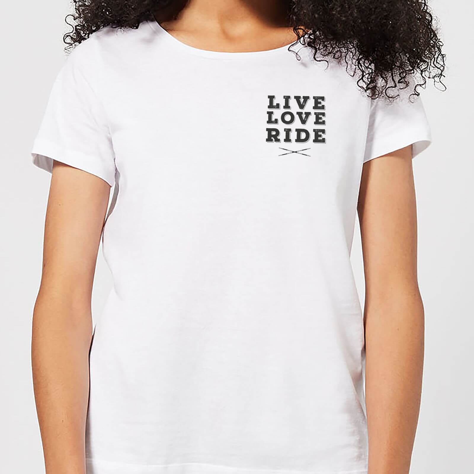 Live Love Ride Women's T-Shirt - White - M - White