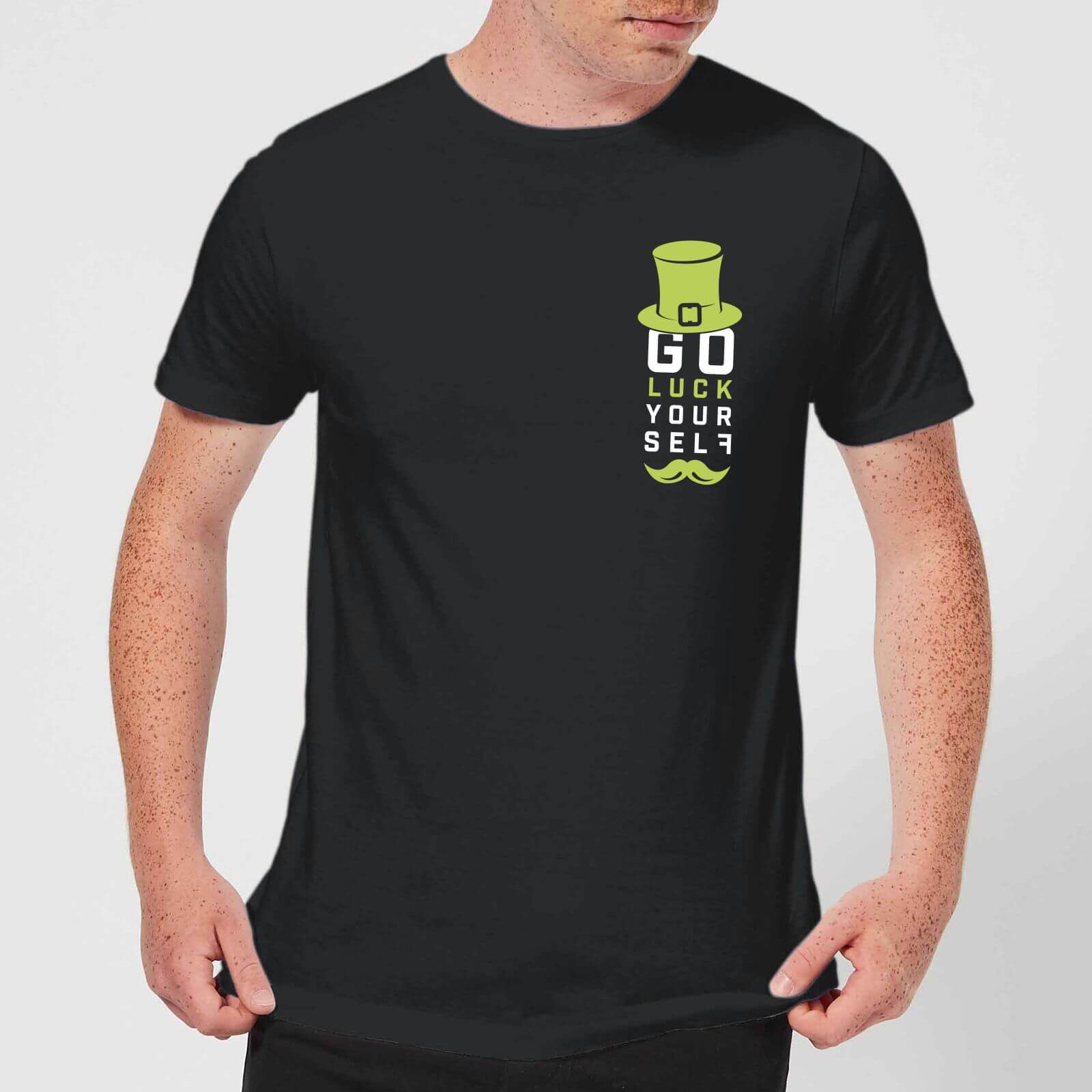 Go Luck Yourself T-Shirt - Black - XL - Black