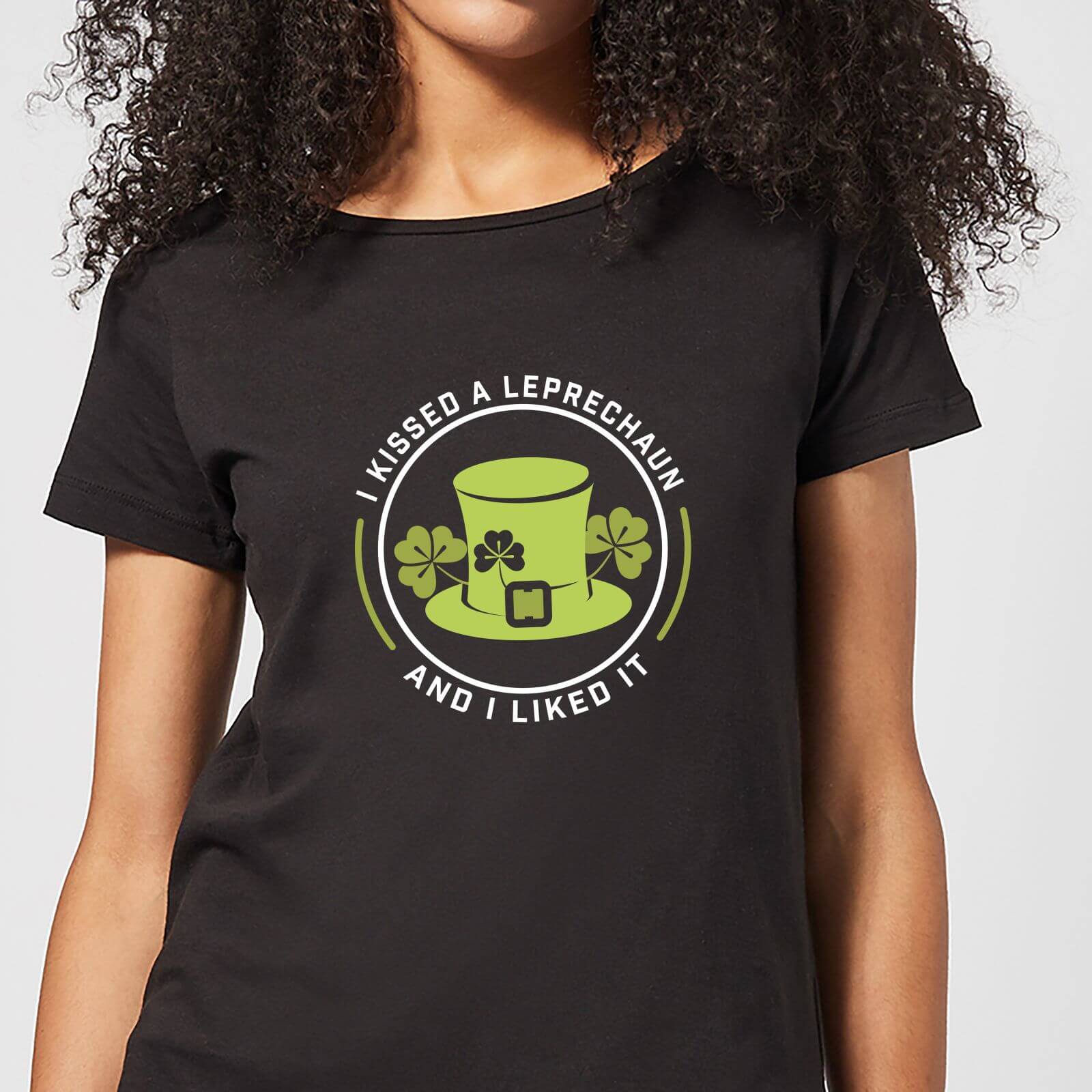I Kissed A Leprachaun And I Liked It Women's T-Shirt - Black - S - Black