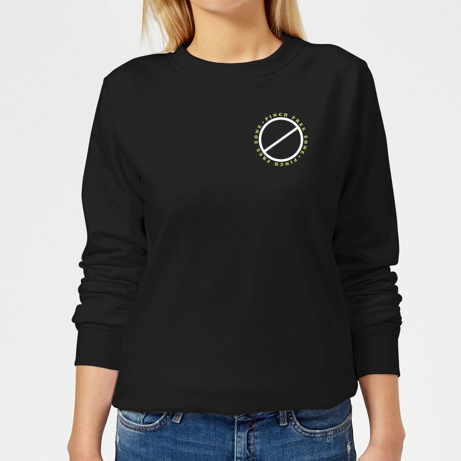 Pinch Free Zone Women's Sweatshirt - Black - XS - Black