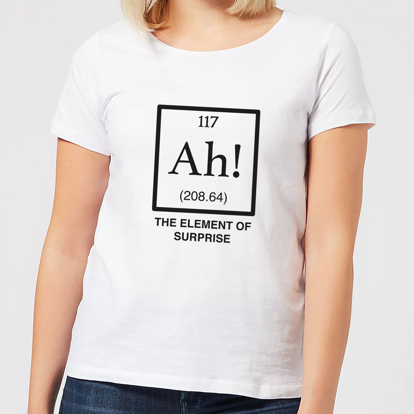 Ah The Element Of Surprise Women's T-Shirt - White - 4XL - White