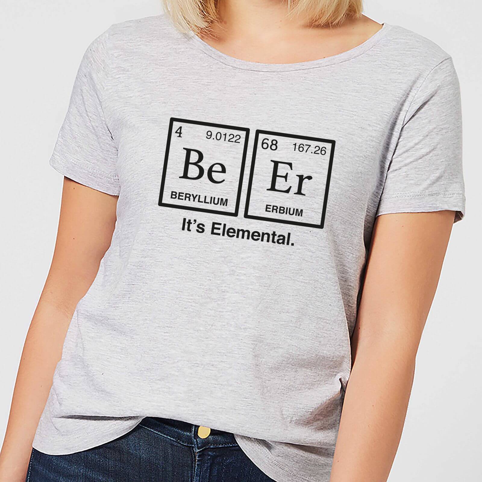 Be Er It's Elemental Women's T-Shirt - Grey - 3XL - Grey