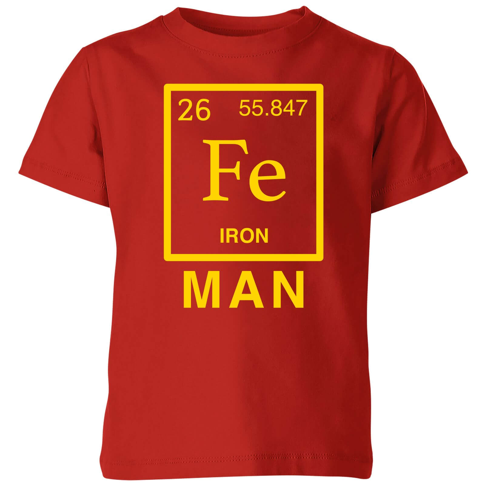 Fe Man Kids' T-Shirt - Red - 9-10 Years - Red