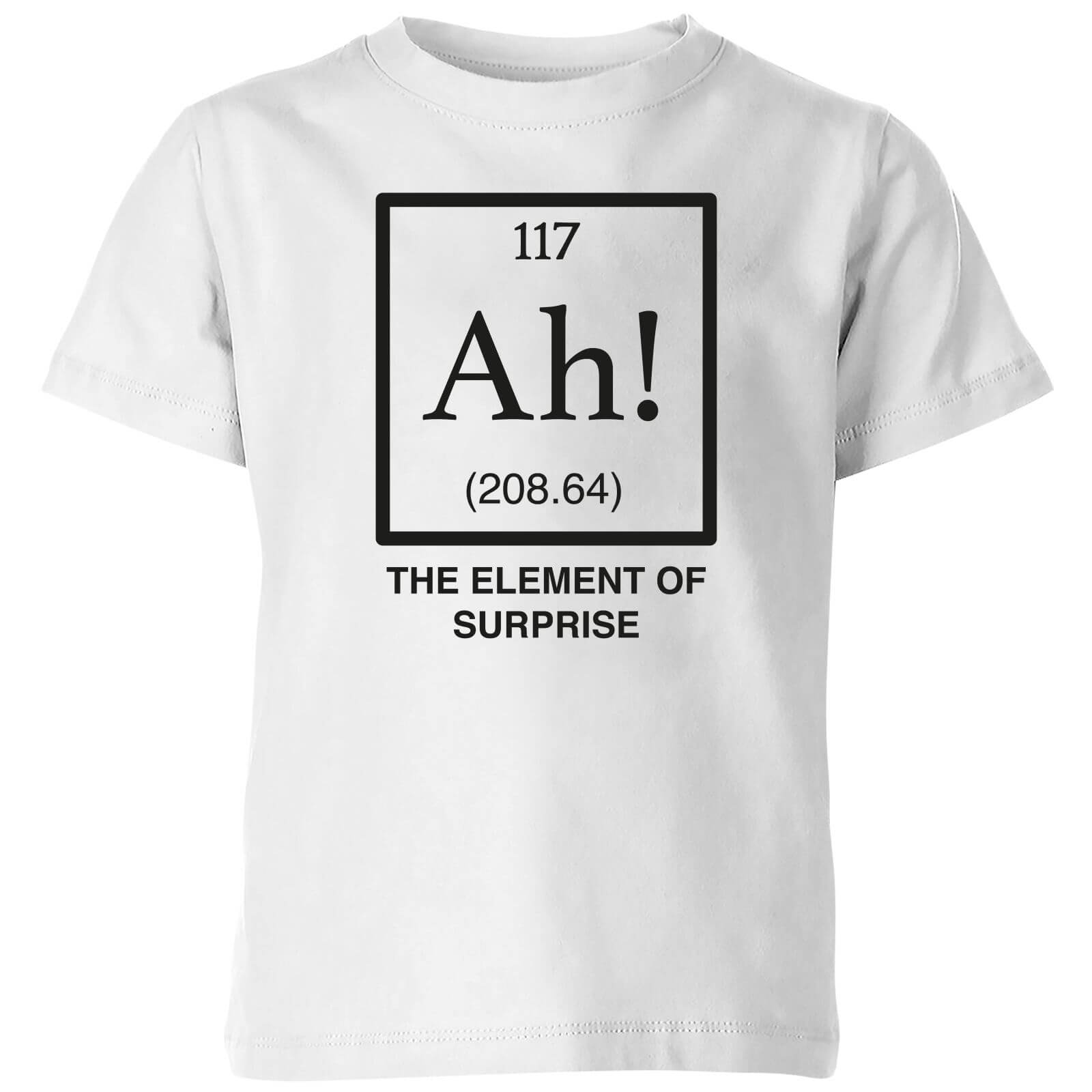 Ah The Element Of Surprise Kids' T-Shirt - White - 7-8 Years