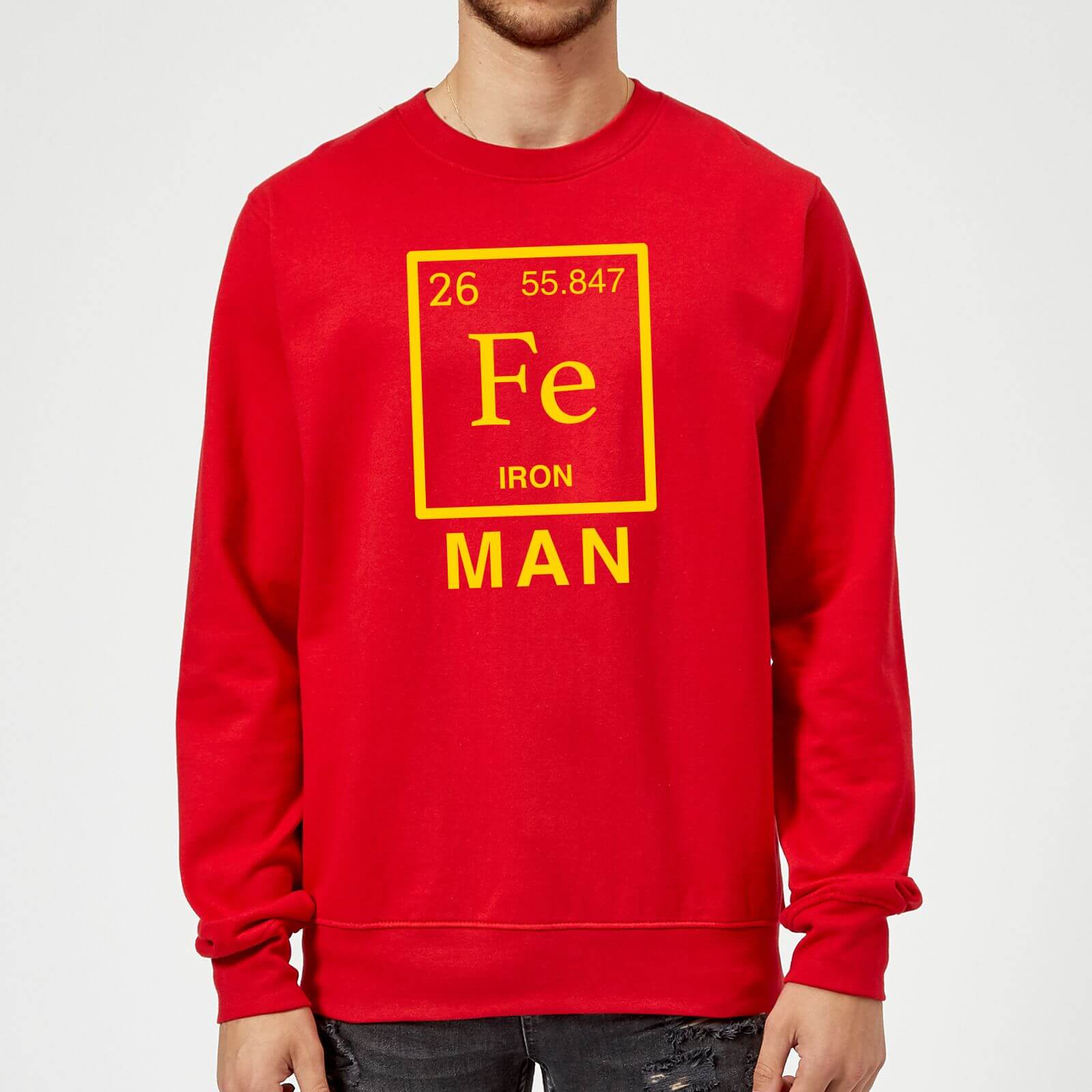 Fe Man Sweatshirt - Red - M - Red