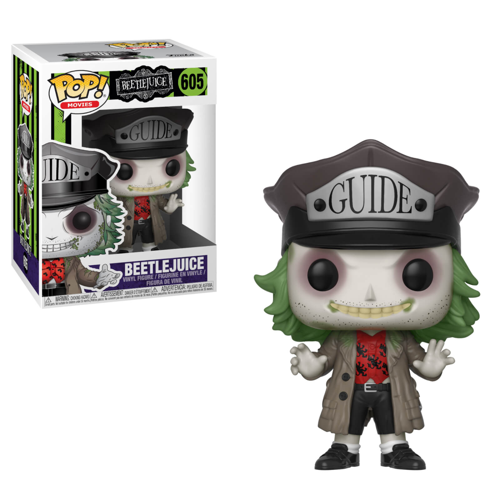 Beetlejuice mit Hut Pop! Vinylfigur