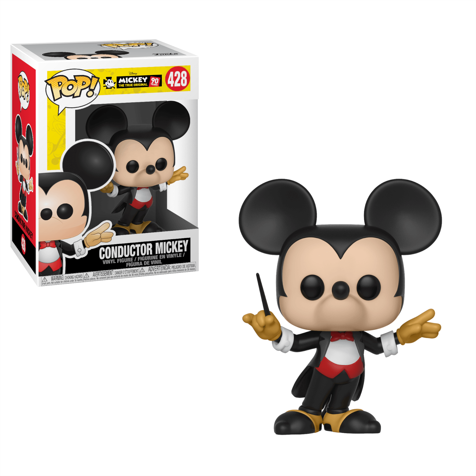 Disney Mickey'S 90Th Conductor Mickey Funko Pop! Vinyl