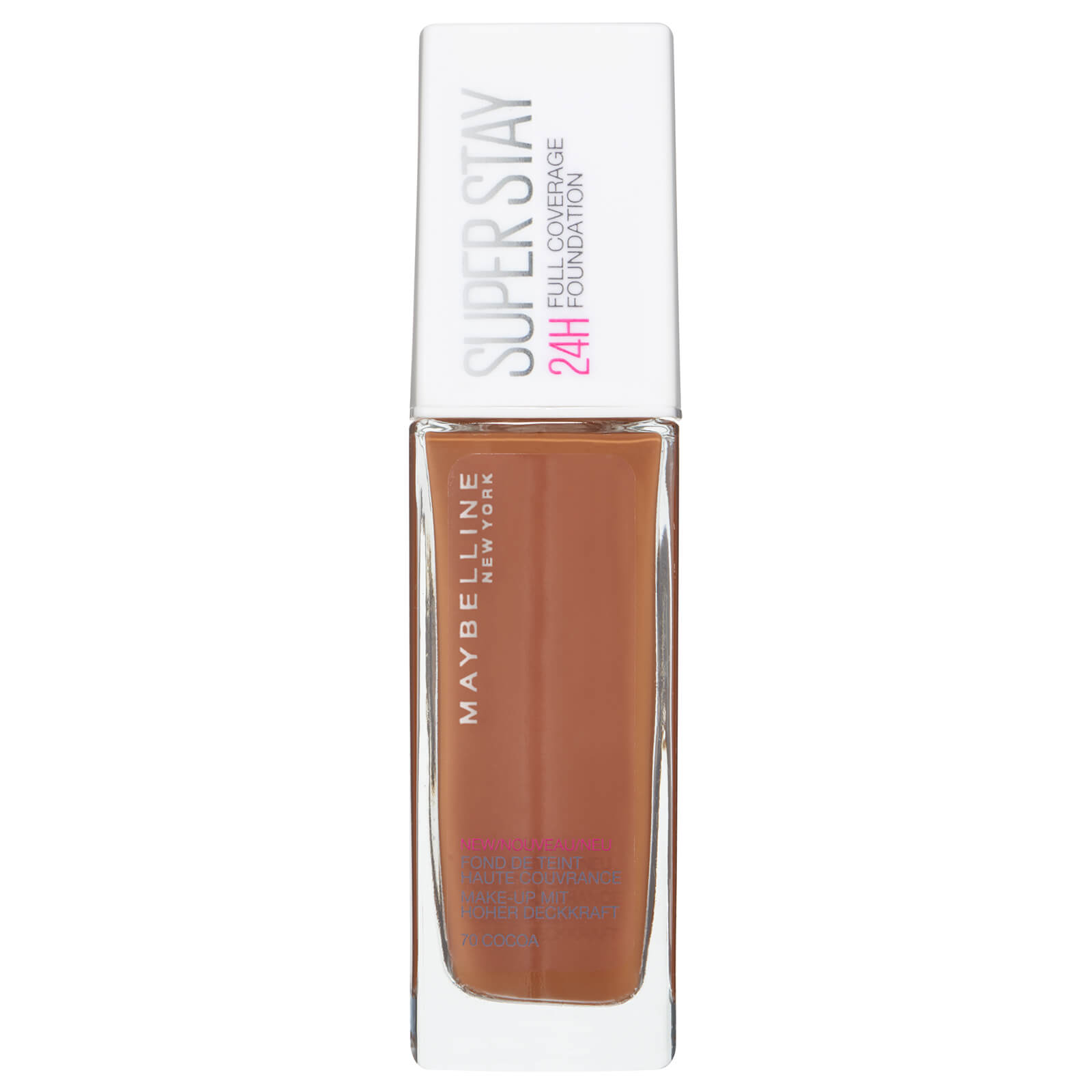 Maybelline Superstay 24H Liquid Foundation 30ml (Various Shades) - 70 Cocoa