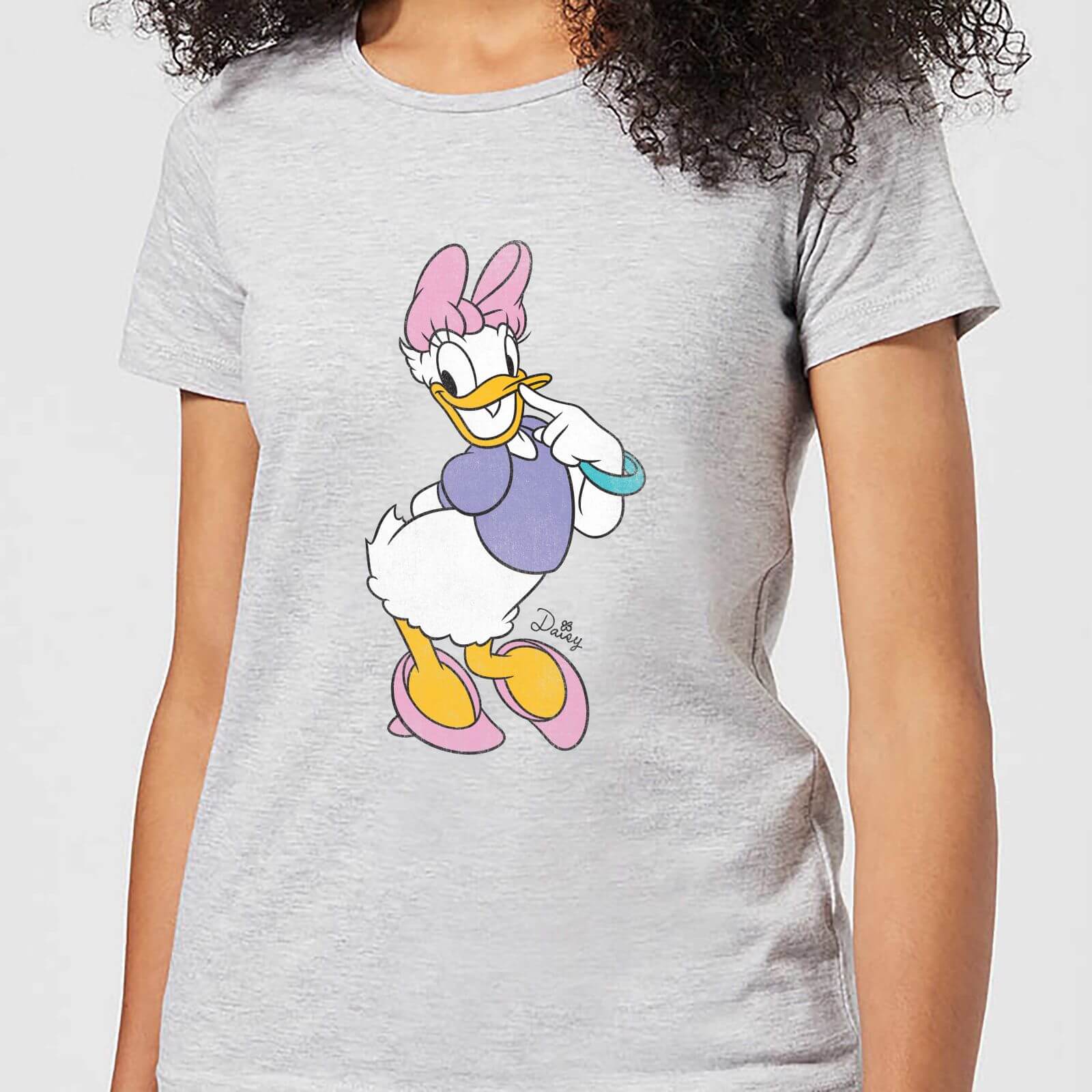 Disney Daisy Duck Classic Women's T-Shirt - Grey - M