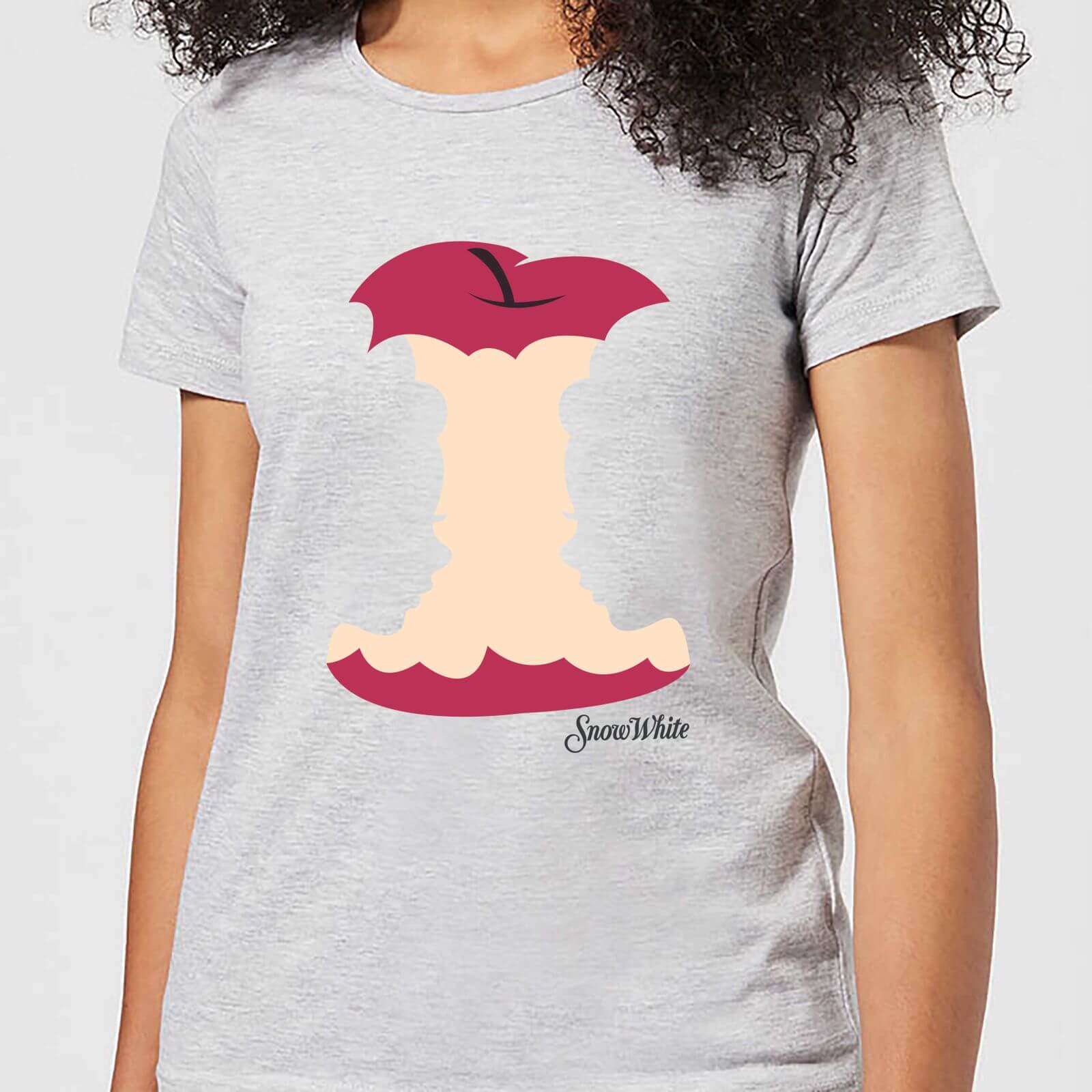 

T-Shirt Principesse Disney Colour Silhouette Biancaneve Apple - Grigio - Donna - XL - Grigio