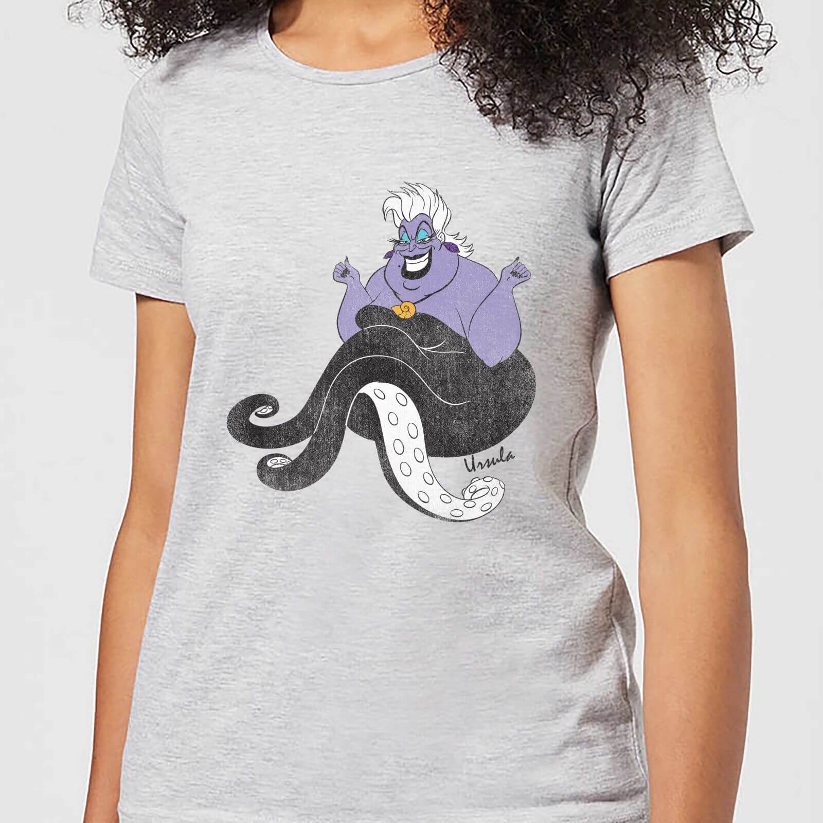 Disney The Little Mermaid Ursula Classic Women's T-Shirt - Grey - XXL