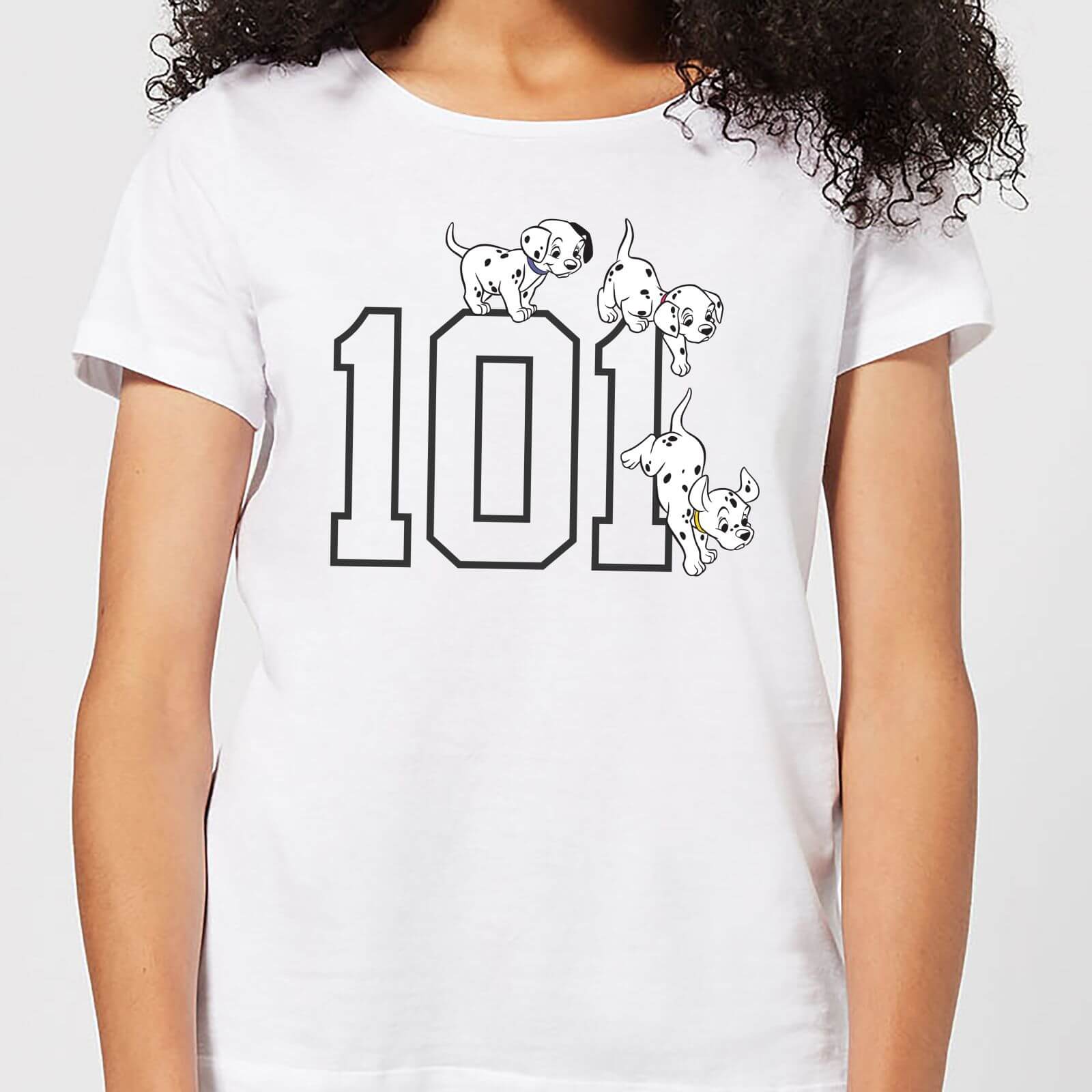 T-Shirt Femme Les 101 Dalmatiens Disney - Blanc - S