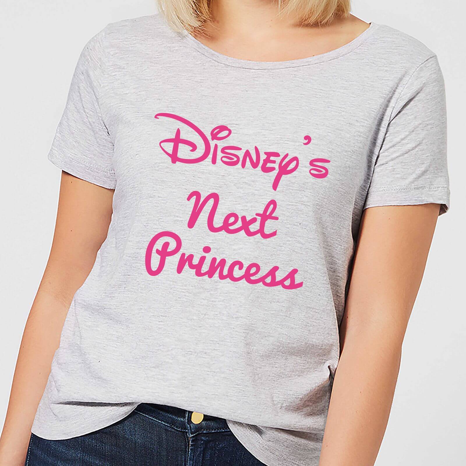 disney princess next women's t-shirt - grey - xl