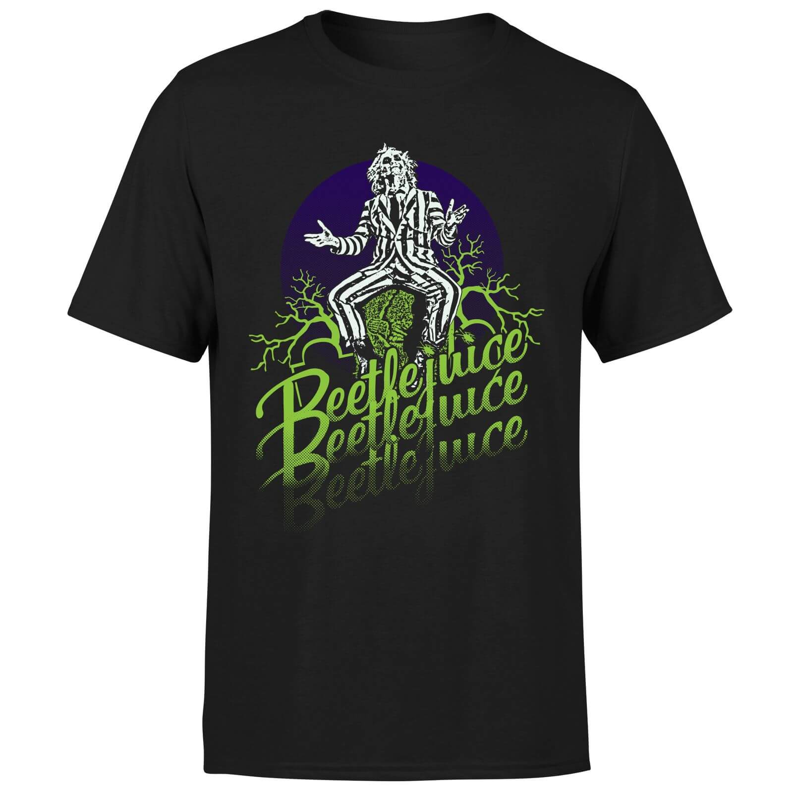 Beetlejuice Faded T-Shirt - Black - XL