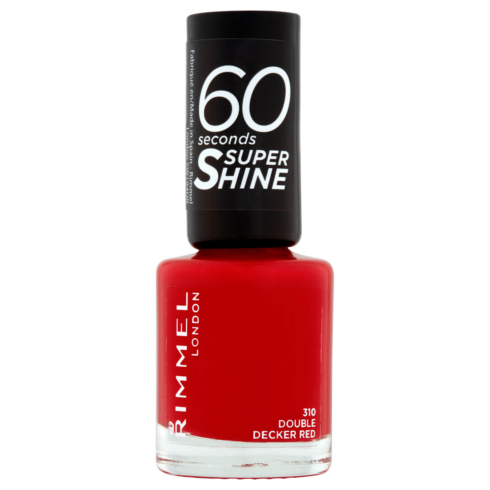 Rimmel 60 Seconds Super Shine Nail Polish 8ml (Various Shades) - 1 Double Decker Red