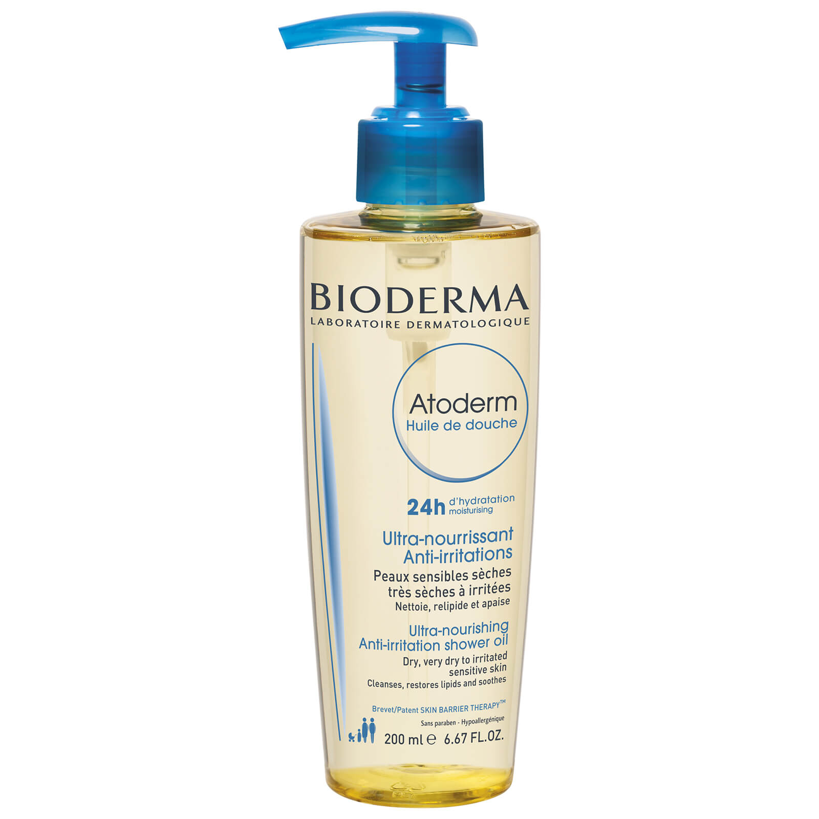 Bioderma Atoderm normal to very dry skin face and body cleanser 200ML