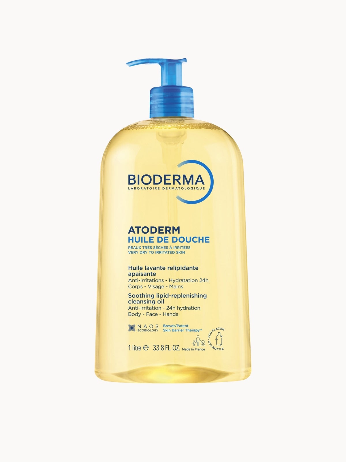 Atoderm Lipid-Replenishing Shower Oil For Very Dry Atopic Eczema-Prone Skin 1L