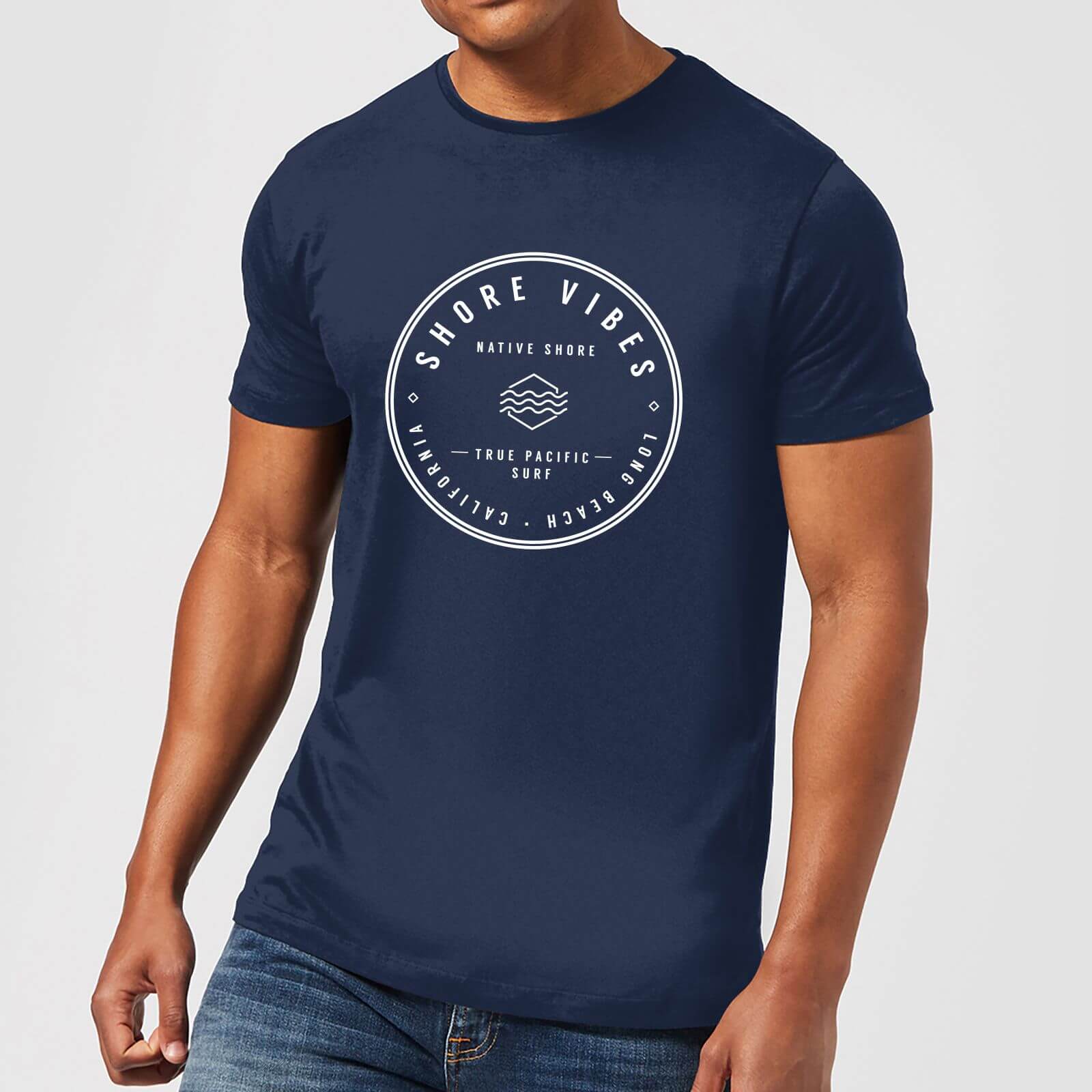 Native Shore Men's Shore Vibes T-Shirt - Navy - M - Navy