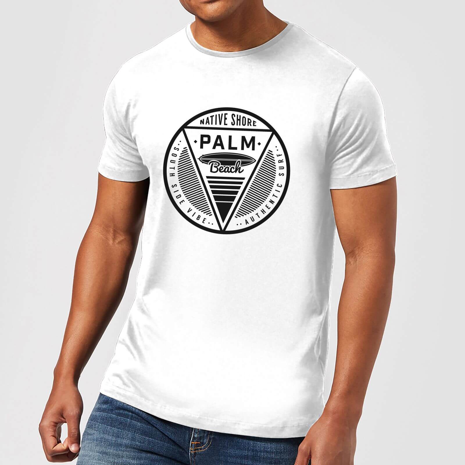 Native Shore Men's Palm Beach T-Shirt - White - 3XL - White