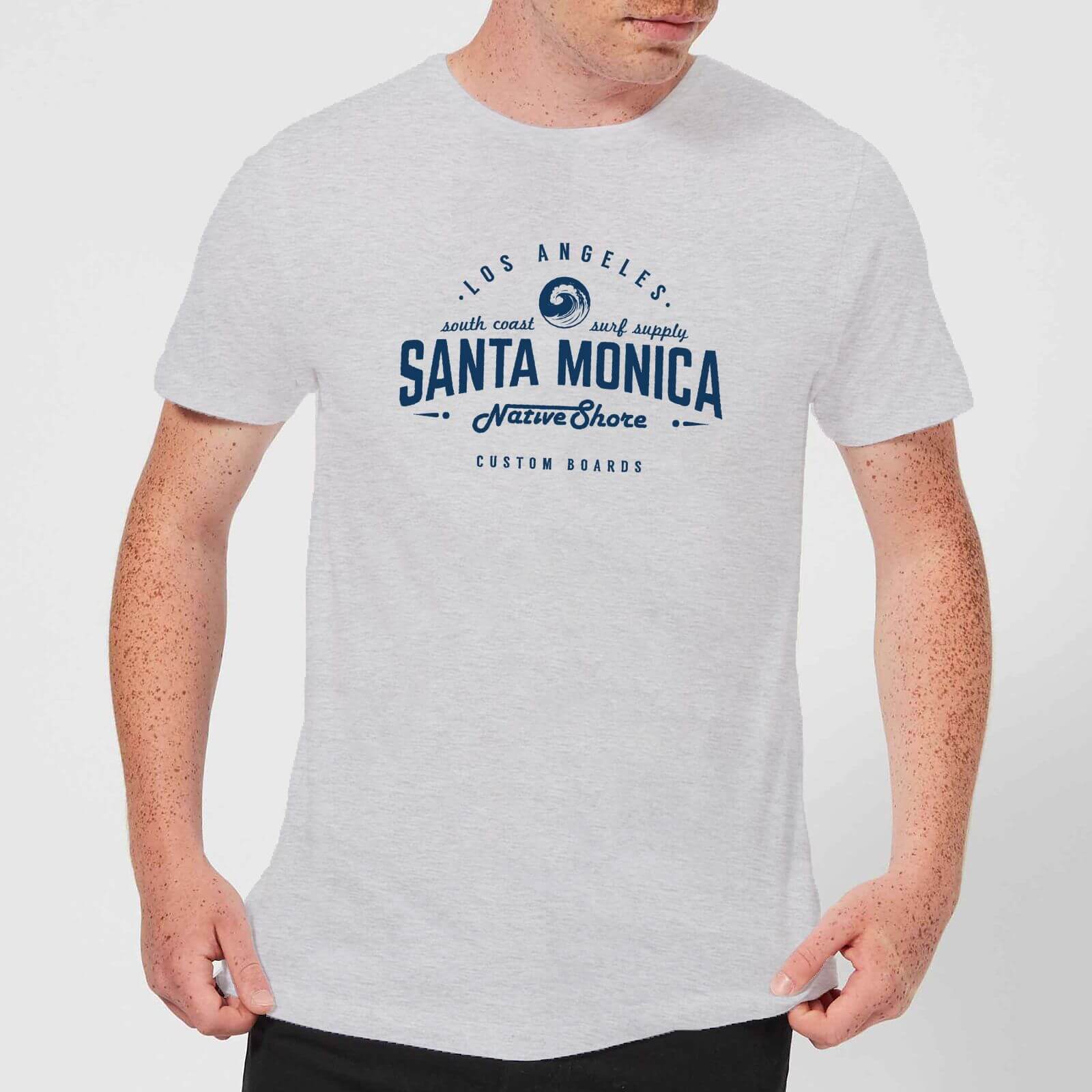 T-Shirt Homme Santa Monica Native Shore - Gris - 3XL - Gris