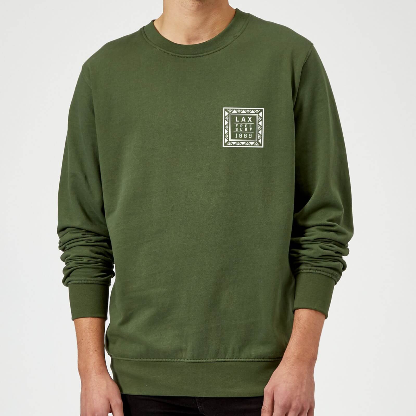 Sweat Homme LAX Free Surf Native Shore - Vert - M - Forest Green