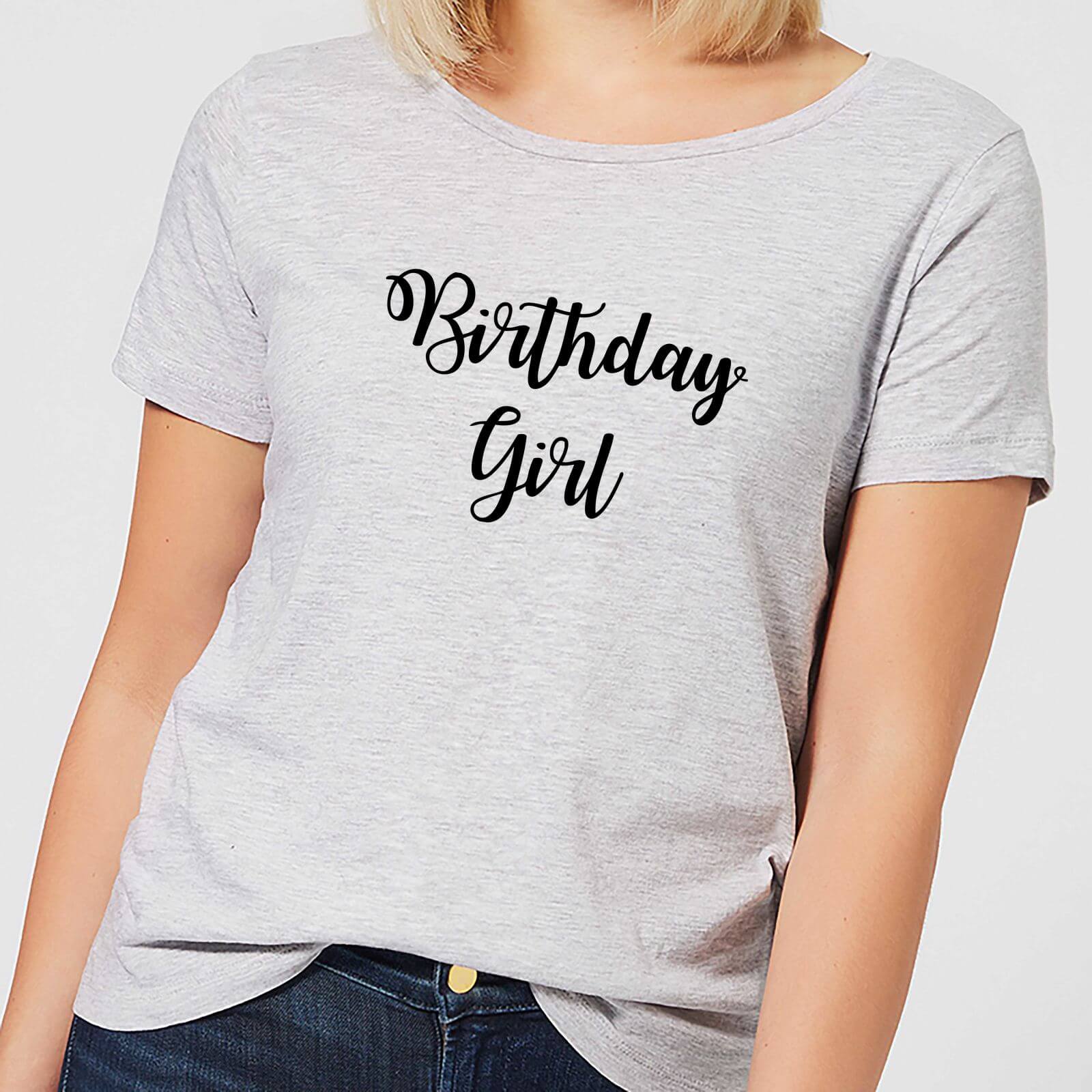 Birthday Girl Women's T-Shirt - Grey - XL - Grey