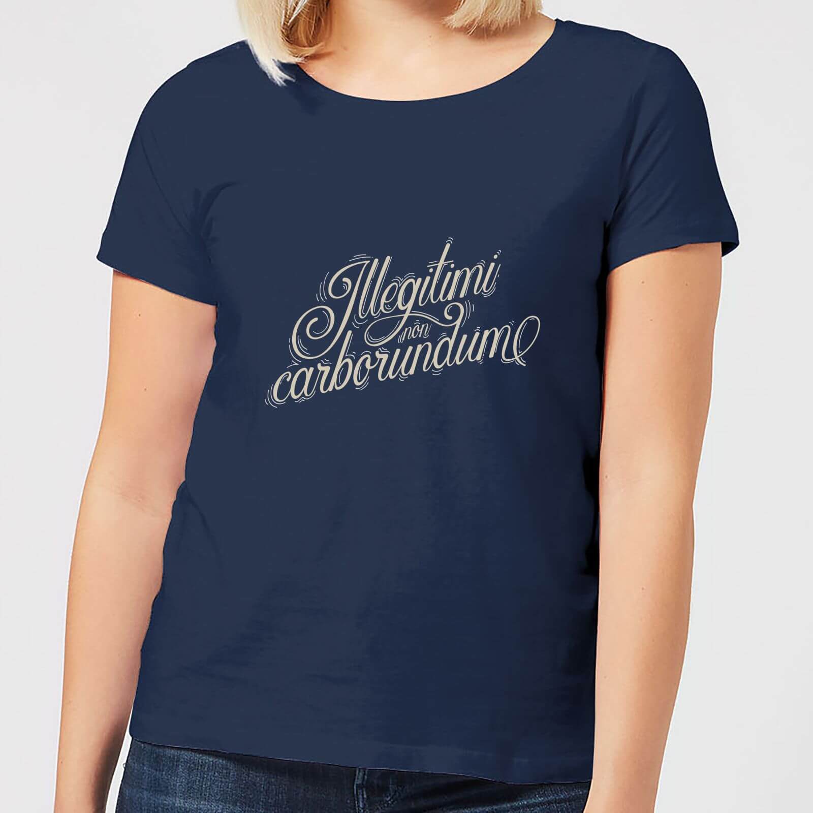 Illegitimi Women's T-Shirt - Navy - XL - Navy