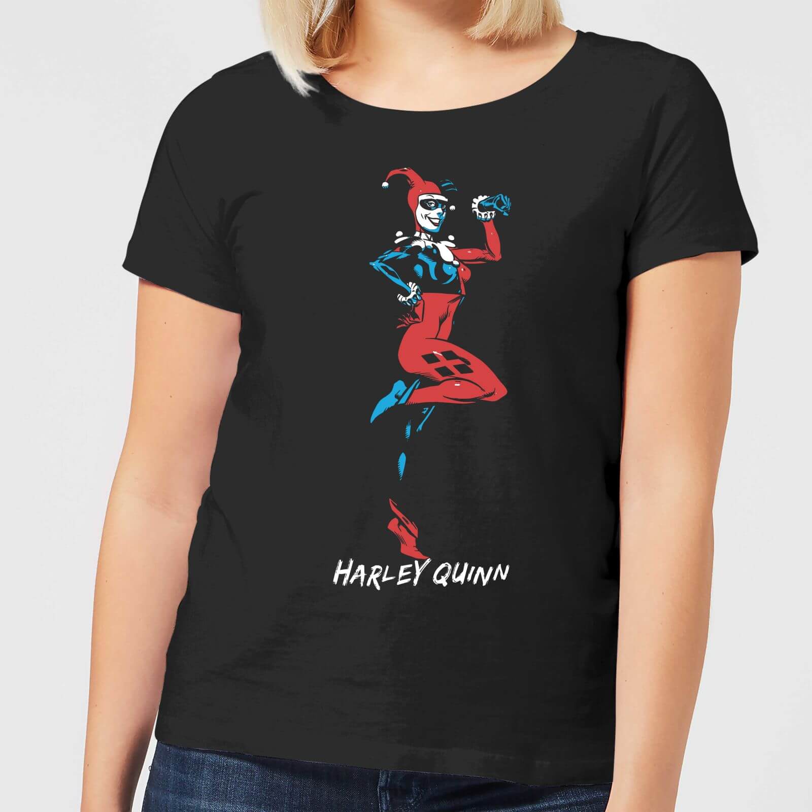 

DC Comics Batman Harley Quinn Posing Women's T-Shirt - Black - 5XL - Nero