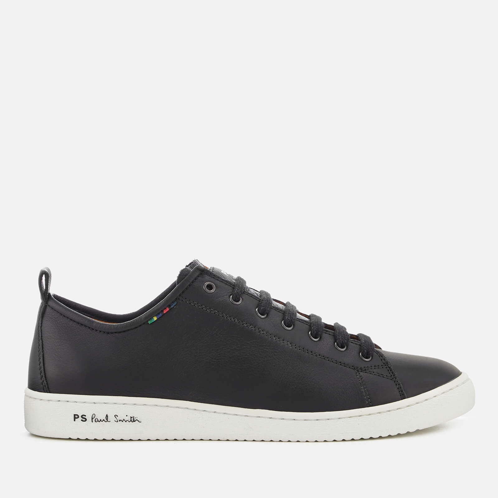 PS Paul Smith Men’s Miyata Leather Low Top Trainers - Black
