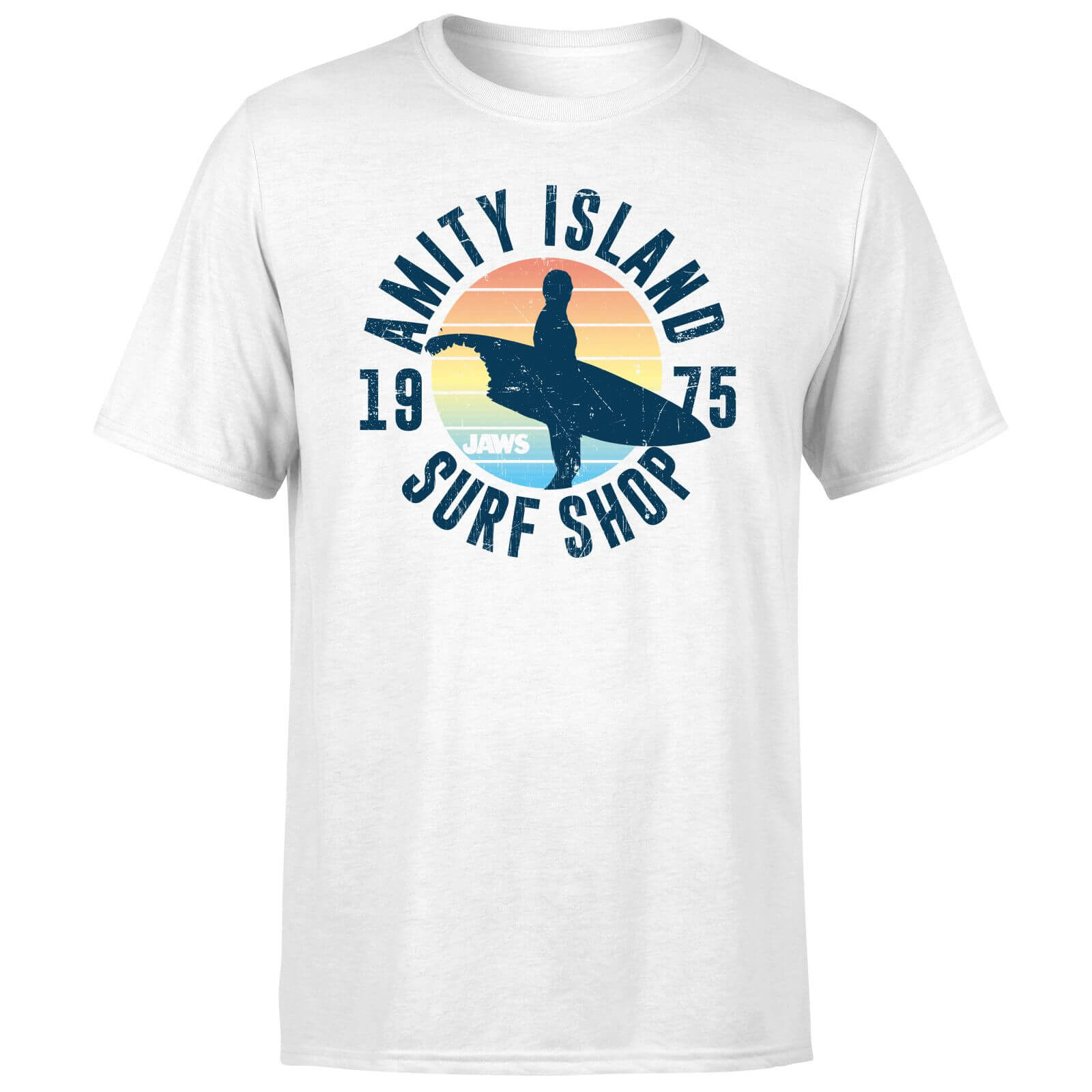 Jaws Amity Surf Shop T-shirt - Wit - M