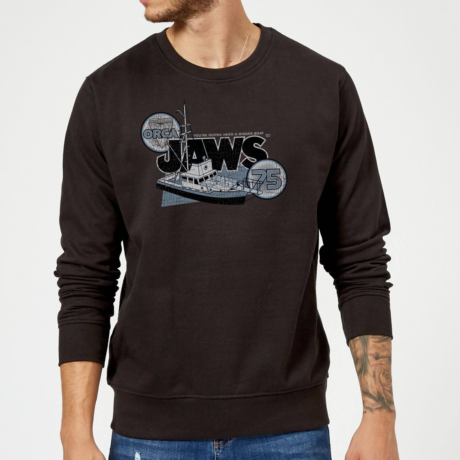 Jaws Orca 75 Sweatshirt - Black - 5XL