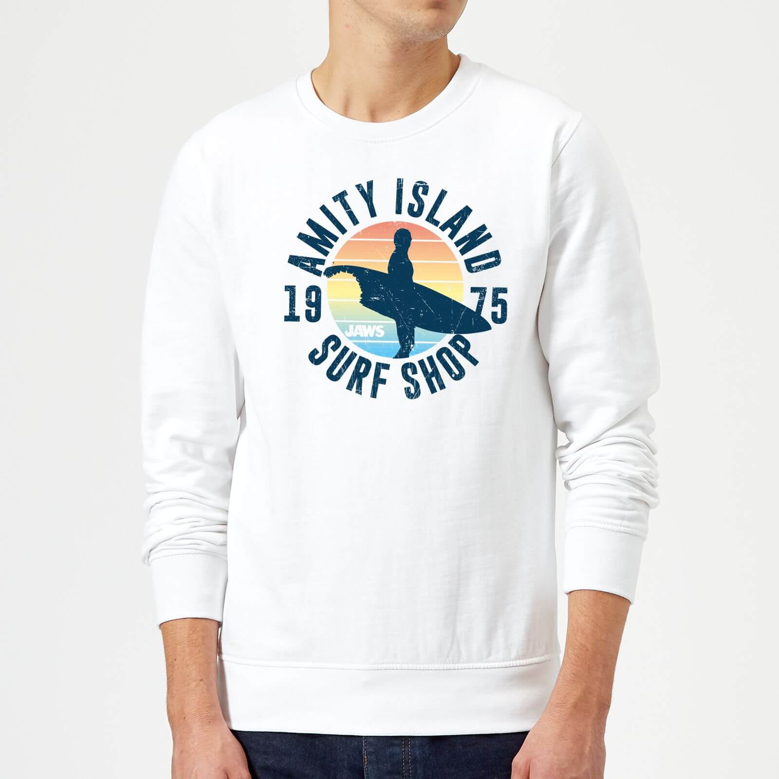 Jaws Amity Surf Shop Sweatshirt - White - XXL