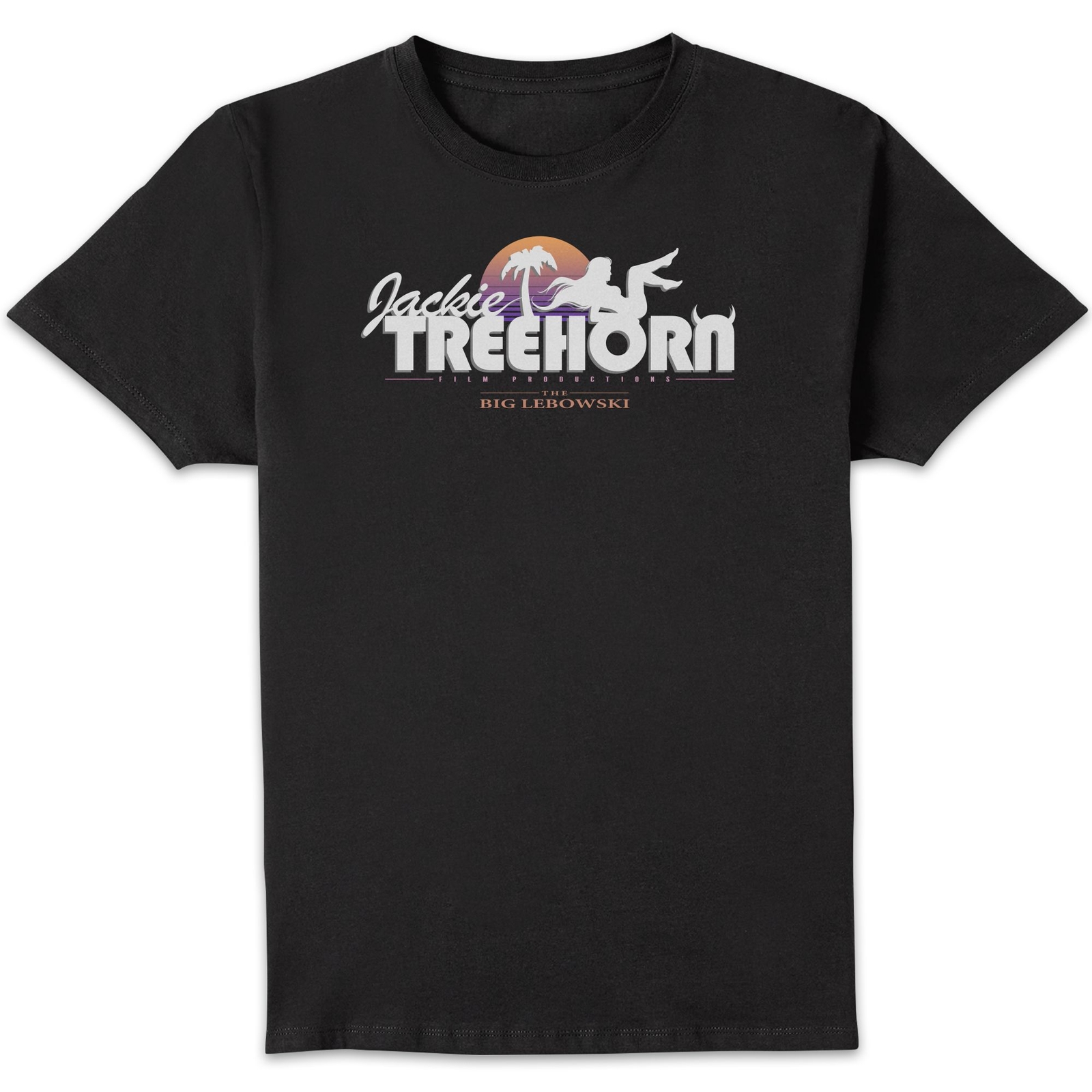 The Big Lebowski Treehorn Logo T-Shirt - Black - XXL
