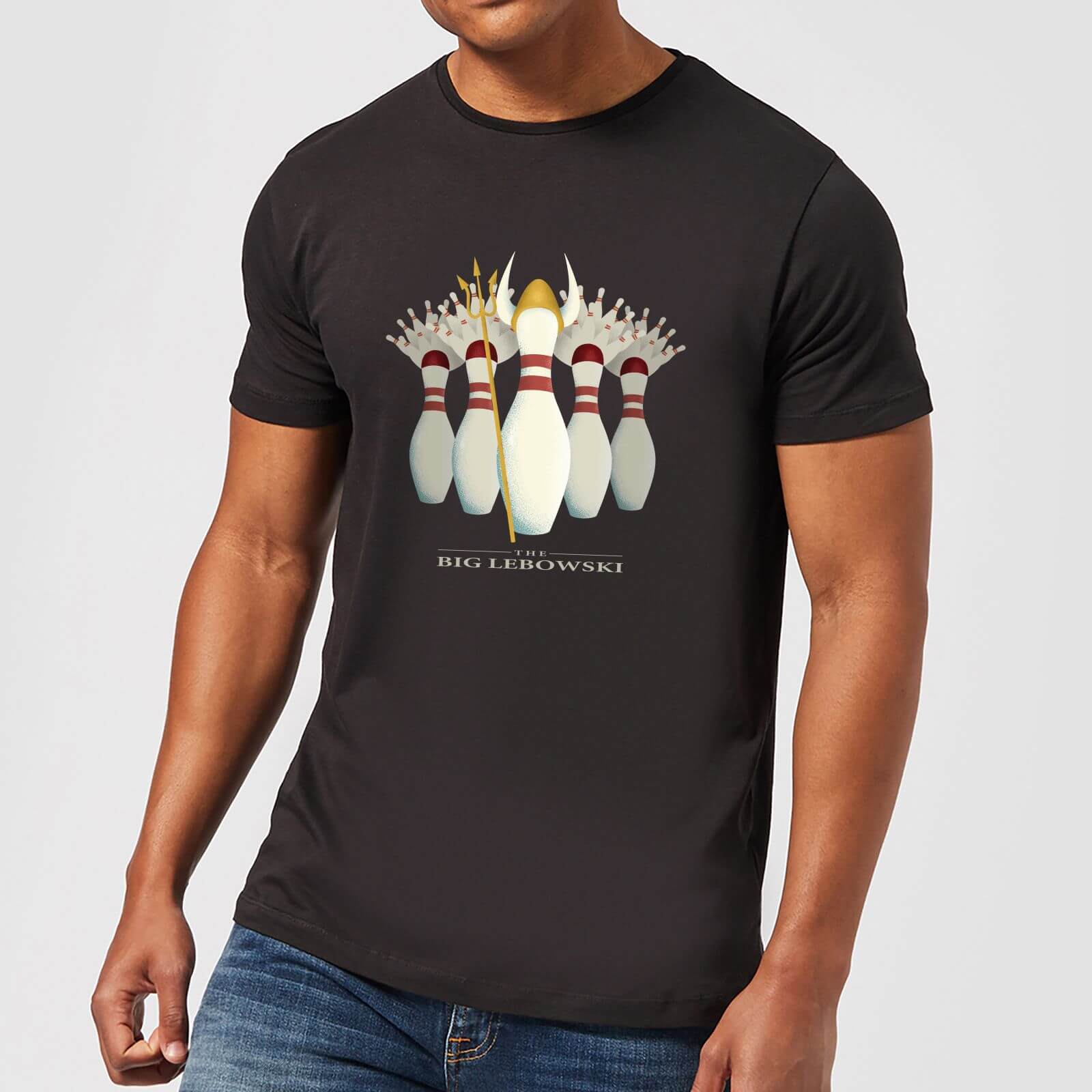 Image of T-Shirt The Big Lebowski Pin Girls - Schwarz - 4XL