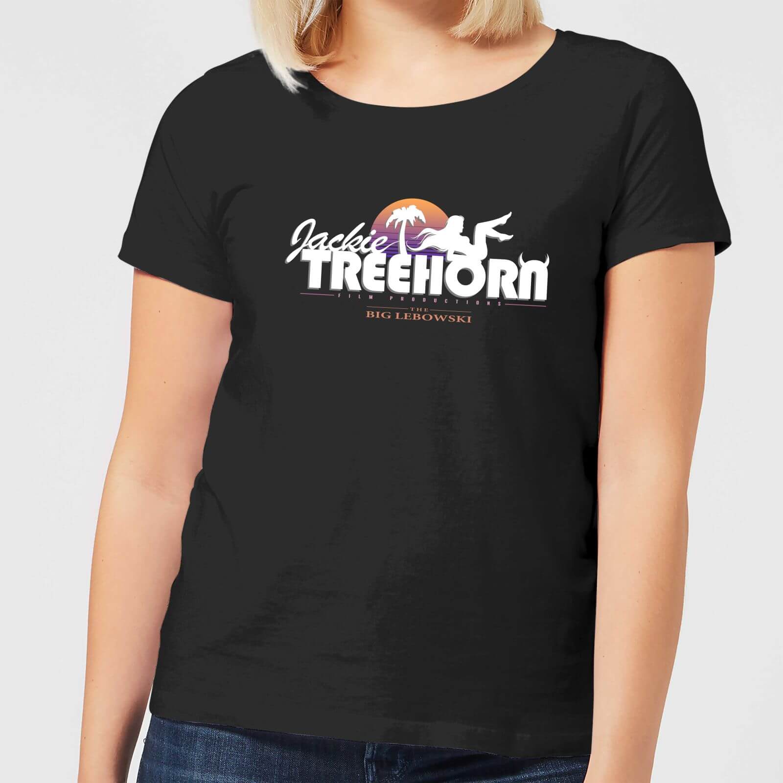 The Big Lebowski Treehorn Logo Women's T-Shirt - Black - 4XL - Black