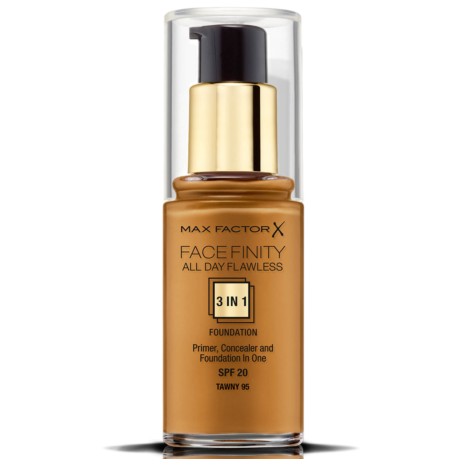 

Max Factor Facefinity 3 in 1 All Day Flawless Foundation 30ml - 95 Tawny