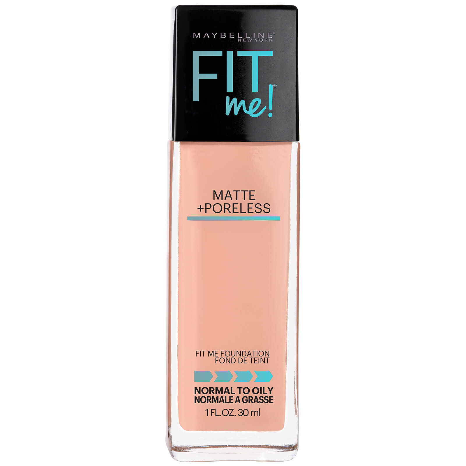 Maybelline Fit Me! Matte and Poreless Mattifying Liquid Foundation 30ml (Various Shades) - 122 Creamy Beige