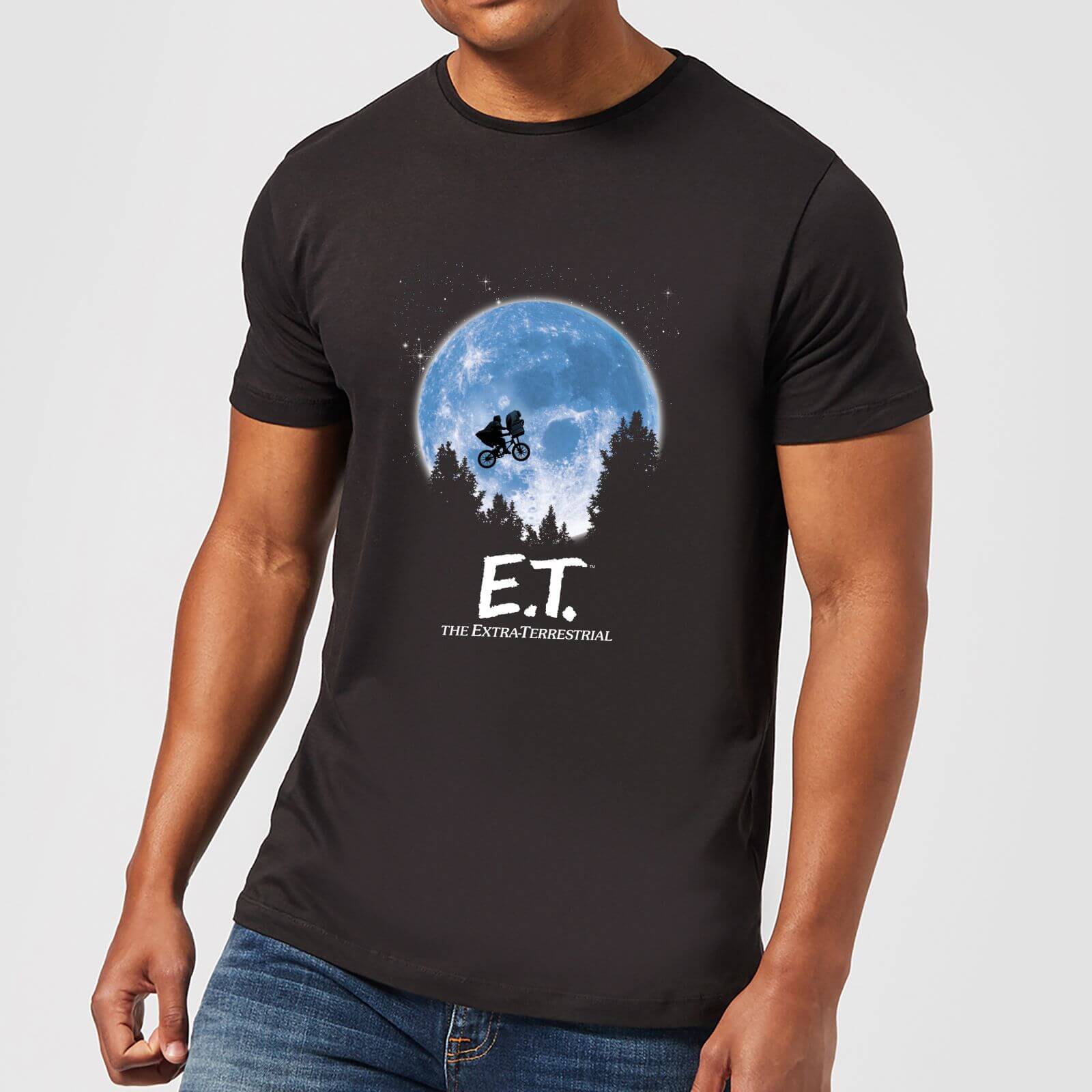 ET Moon Silhouette T-Shirt - Black - L