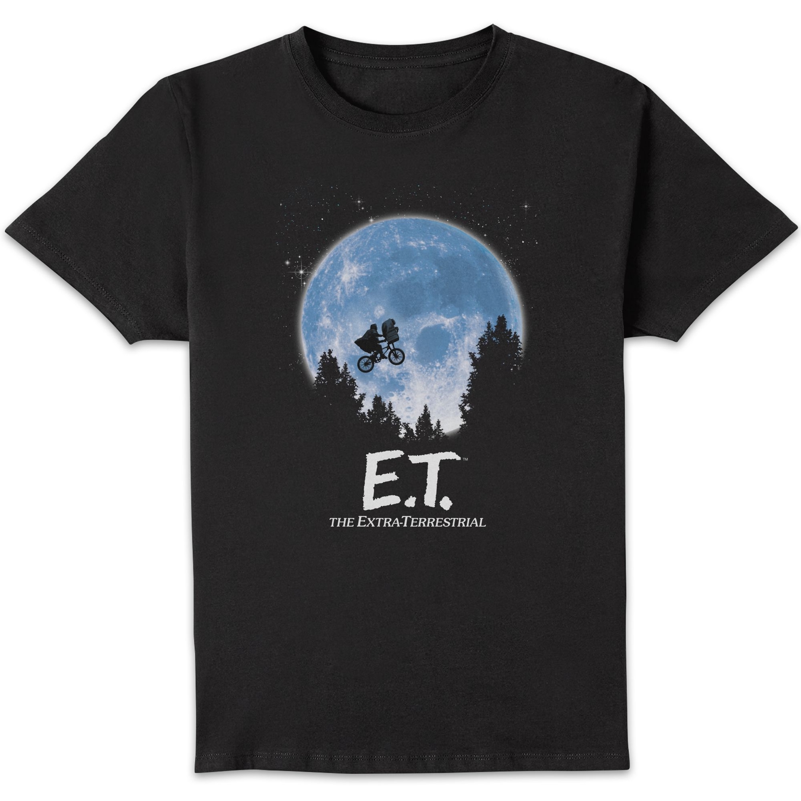 ET Moon Silhouette T-Shirt - Black - M